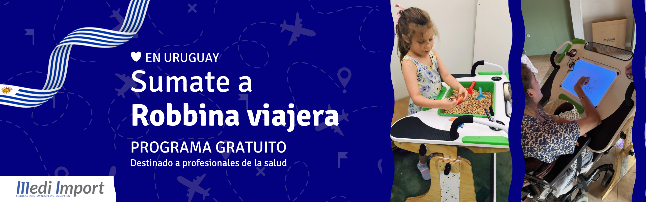 Robbina Viajera en Uruguay junto a Medi Import
