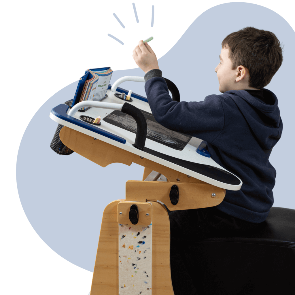 Mesa multifuncional Robbina con altura y plano regulables